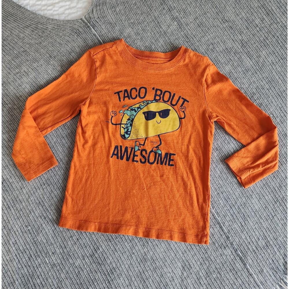 Carter's 'Taco 'Bout Awesome' Long Sleeve Graphic Tee